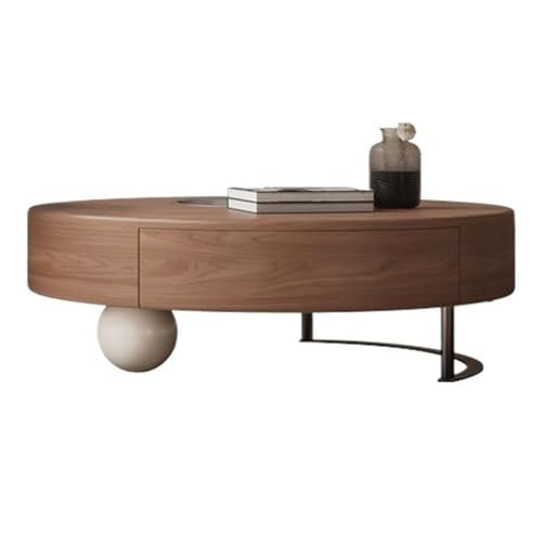 BNUTFRDD Couchtische Wohnzimmer Beistelltisch Runder Couchtisch Moderne Kleine Wohnung Dekoration Möbel Esstisch Sofatisch von BNUTFRDD