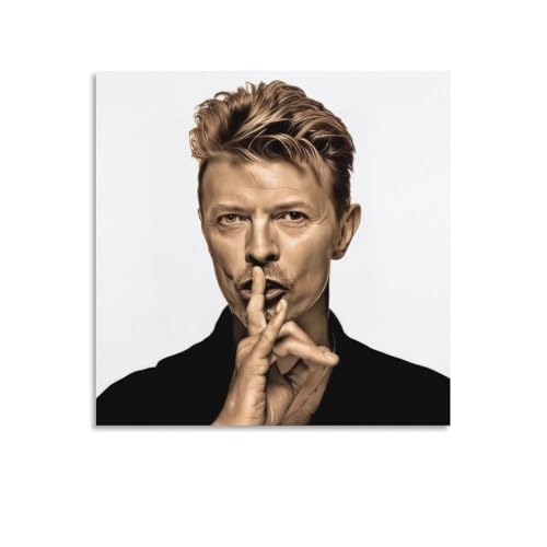 BNVJFNE David Bowie Hush Vintage-Kunstposter auf Leinwand, Wandkunst, Dekordruck, Bild Gemälde für Wohnzimmer, Schlafzimmer, Dekoration, 30 x 30 cm BNVJFNE David Bowie Hush Vintage-Kunstposter auf Leinwand, Wandkunst, Dekordruck, Bild Gemälde für Wohnzimmer, Schlafzimmer, Dekoration, 30 x 30 cm von BNVJFNE