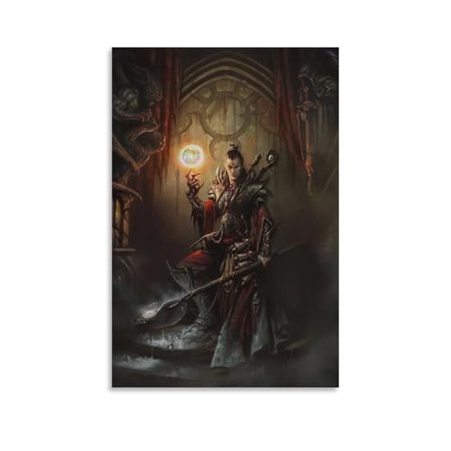 BNVJFNE Diablo-Game-Poster, Leinwand-Poster, Wandkunst, Dekordruck, Bild Gemälde für Wohnzimmer, Schlafzimmer, Dekoration, 20 x 30 cm, 4 Stück BNVJFNE Diablo-Game-Poster, Leinwand-Poster, Wandkunst, Dekordruck, Bild Gemälde für Wohnzimmer, Schlafzimmer, Dekoration, 20 x 30 cm, 4 Stück von BNVJFNE