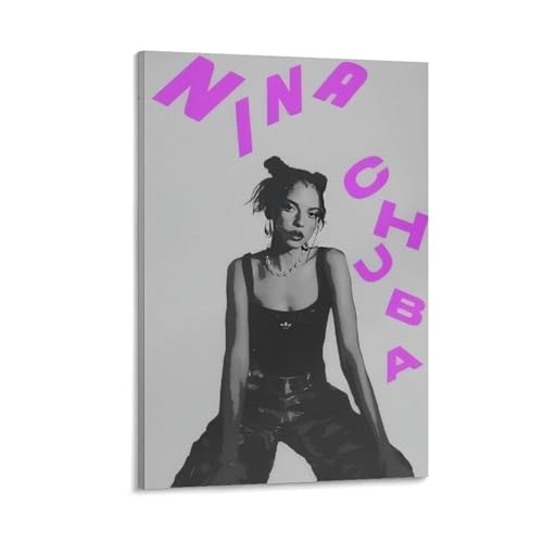 BNVJFNE Nina Chuba Musik-Kunstposter auf Leinwand, Poster, Wandkunst, Dekordruck, Bild Gemälde für Wohnzimmer, Schlafzimmer, Dekoration, 40 x 60 cm BNVJFNE Nina Chuba Musik-Kunstposter auf Leinwand, Poster, Wandkunst, Dekordruck, Bild Gemälde für Wohnzimmer, Schlafzimmer, Dekoration, 40 x 60 cm von BNVJFNE
