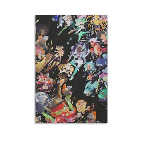 BNVJFNE Splatoon-Game-Poster, 2 Leinwand-Poster, Schlafzimmerdekoration, Landschaft, Büro, Raumdekoration, Geschenk, 30 x 45 cm BNVJFNE Splatoon-Game-Poster, 2 Leinwand-Poster, Schlafzimmerdekoration, Landschaft, Büro, Raumdekoration, Geschenk, 30 x 45 cm von BNVJFNE