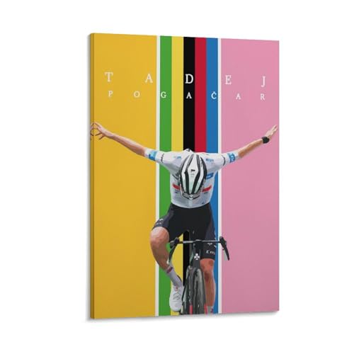BNVJFNE Tadej Pogačar Leinwandposter mit 3 Kronen, Schlafzimmer, Landschaft, Büro, Raumdekoration, Geschenk, 30 x 45 cm BNVJFNE Tadej Pogačar Leinwandposter mit 3 Kronen, Schlafzimmer, Landschaft, Büro, Raumdekoration, Geschenk, 30 x 45 cm von BNVJFNE