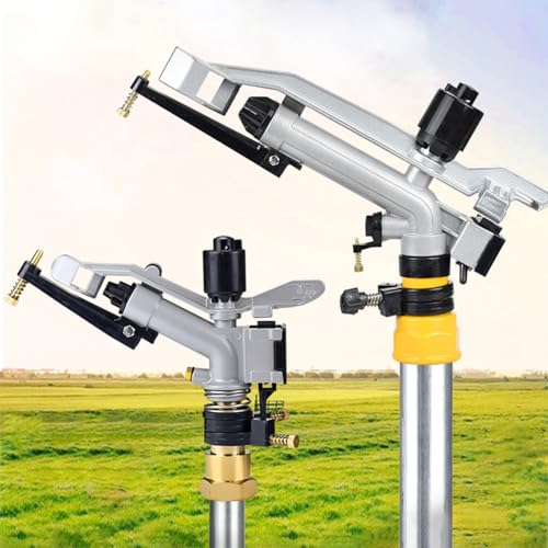 BNZCZY Landwirtschaft Bauernhof Bewässerung Sprinkler Einstellbare Auswirkungen Sprinkler Für Landwirtschaft Garten Landschaft Kühlsysteme(Size:1.5in) von BNZCZY