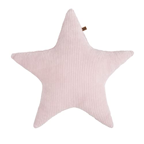 Baby's Only - Kissen Stern Teddyfutter Sense - Alt rosa - 45x40 cm von BO BABY'S ONLY