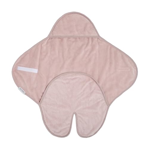 Baby's Only - Kapuzendecke mit Füßen - Einschlagdecke für den autositz 0+ - für 5-Punkt-Gurten Maxi Cosi - mit Teddy-Stoff - für Mädchen - Alt Rosa Baby's Only - Kapuzendecke mit Füßen - Einschlagdecke für den autositz 0+ - für 5-Punkt-Gurten Maxi Cosi - mit Teddy-Stoff - für Mädchen - Alt Rosa von BO BABY'S ONLY