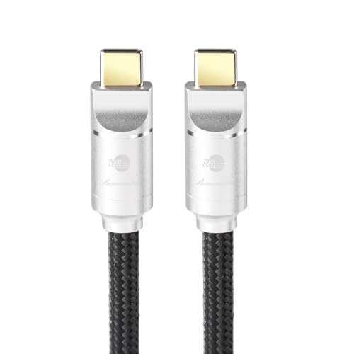 BOAACOUSTIC JIB Audiophiles USB C Drucker Audio Kabel, 2.0 Typ C zu Typ C Scannerkabel, USB C auf USB C Kabel Hochgeschwindigkeits-DAC Decoder Kabel 1.5M von BOAACOUSTIC