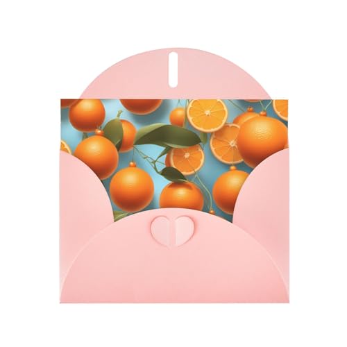 BOAIHH Horizontale Weihnachtskarte Many Delicious Oranges mit rosa herzförmigem Umschlag und zum Schreiben verschiedener Weihnachtsgrüße BOAIHH Horizontale Weihnachtskarte Many Delicious Oranges mit rosa herzförmigem Umschlag und zum Schreiben verschiedener Weihnachtsgrüße von BOAIHH