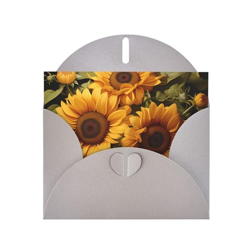 BOAIHH Horizontale Weihnachtskarte mit der gelben Sonnenblume und grauem herzförmigem Umschlag. Schreiben Sie verschiedene Weihnachtsgrüße BOAIHH Horizontale Weihnachtskarte mit der gelben Sonnenblume und grauem herzförmigem Umschlag. Schreiben Sie verschiedene Weihnachtsgrüße von BOAIHH