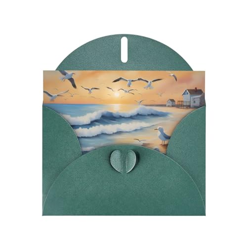 BOAIHH Horizontale Weihnachtskarte mit dunkelgrünem herzförmigem Umschlag und verschiedenen Urlaubsgrüßen BOAIHH Horizontale Weihnachtskarte mit dunkelgrünem herzförmigem Umschlag und verschiedenen Urlaubsgrüßen von BOAIHH