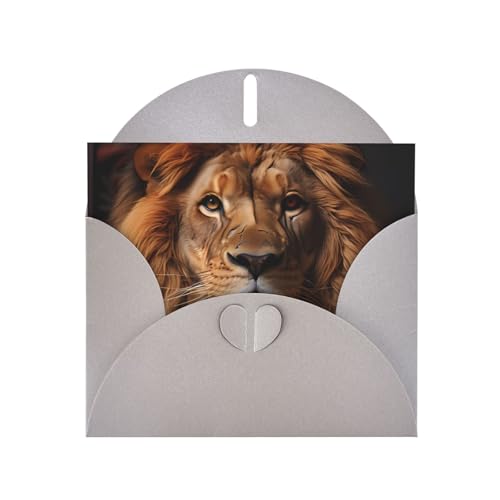 BOAIHH Horizontale Weihnachtskarte mit grauem herzförmigem Umschlag und zum Schreiben verschiedener Weihnachtsgrüße von BOAIHH