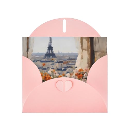 BOAIHH Schöne Pylons In The Distance Horizontale Weihnachtskarte mit rosa herzförmigem Umschlag und zum Schreiben verschiedener Urlaubsgrüße BOAIHH Schöne Pylons In The Distance Horizontale Weihnachtskarte mit rosa herzförmigem Umschlag und zum Schreiben verschiedener Urlaubsgrüße von BOAIHH