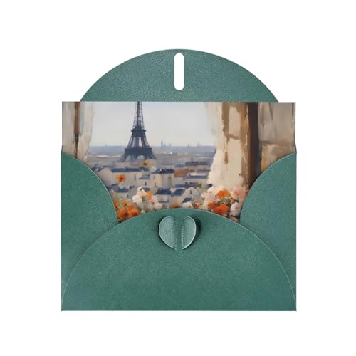 BOAIHH Schöne horizontale Weihnachtskarte mit dunkelgrünem herzförmigem Umschlag und zum Schreiben verschiedener Urlaubsgrüße BOAIHH Schöne horizontale Weihnachtskarte mit dunkelgrünem herzförmigem Umschlag und zum Schreiben verschiedener Urlaubsgrüße von BOAIHH