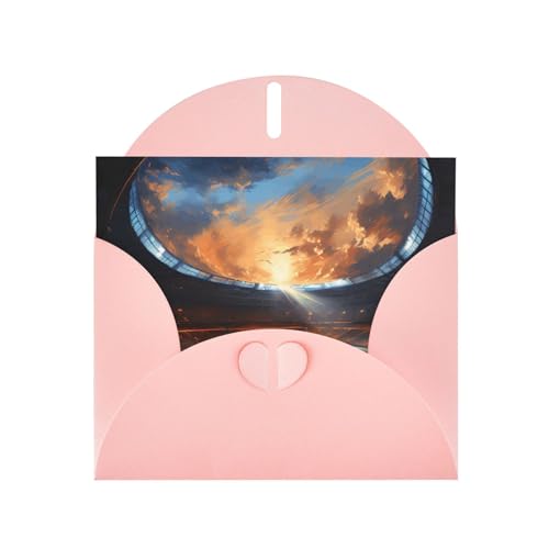 BOAIHH Wunderbare horizontale Weihnachtskarte mit rosa herzförmigem Umschlag und zum Schreiben verschiedener Weihnachtsgrüße BOAIHH Wunderbare horizontale Weihnachtskarte mit rosa herzförmigem Umschlag und zum Schreiben verschiedener Weihnachtsgrüße von BOAIHH