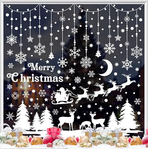 BOARDFEB Fensterbilder Weihnachten, 209 Stück Wiederverwendbare PVC Weihnachts Fensterbilder Fensterbilder Weihnachten Selbstklebend für Deko Weihnachten Vitrinen BOARDFEB Fensterbilder Weihnachten, 209 Stück Wiederverwendbare PVC Weihnachts Fensterbilder Fensterbilder Weihnachten Selbstklebend für Deko Weihnachten Vitrinen von BOARDFEB