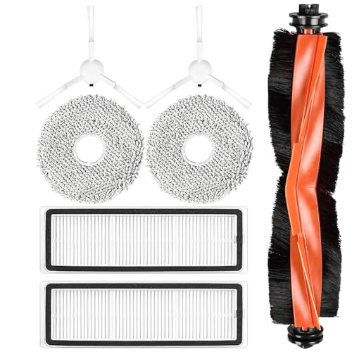 7 Stück Zubehör für Xiaomi X20+ / X10 Plus Saugroboter, Ersatzteile 2 Wischpad 1 Hauptbürste 2 Seitenbürsten 2 HEPA Filter 7 Stück Zubehör für Xiaomi X20+ / X10 Plus Saugroboter, Ersatzteile 2 Wischpad 1 Hauptbürste 2 Seitenbürsten 2 HEPA Filter von BOASYZO