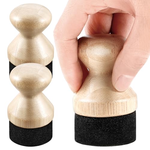 3Pack -Schneidebrett Ölwachs Applikator mit Griff Bambus Butcher Block Öl Applikator tragbarer Schneidebrett Öl Applikator einfach zu verwenden zum Schneidebrett Holz Spatel Food Grade Mineral Oil BOB 3Pack -Schneidebrett Ölwachs Applikator mit Griff Bambus Butcher Block Öl Applikator tragbarer Schneidebrett Öl Applikator einfach zu verwenden zum Schneidebrett Holz Spatel Food Grade Mineral Oil BOB von BOBASH