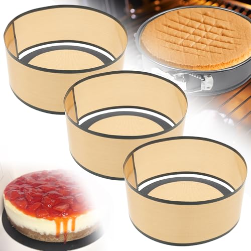 6 Stück Silikon-Backmatte Antihaft Teigmatte Hitzebeständig Backmatte für Brottopf Teig Backofen Plätzchen Pizza von BOBASH
