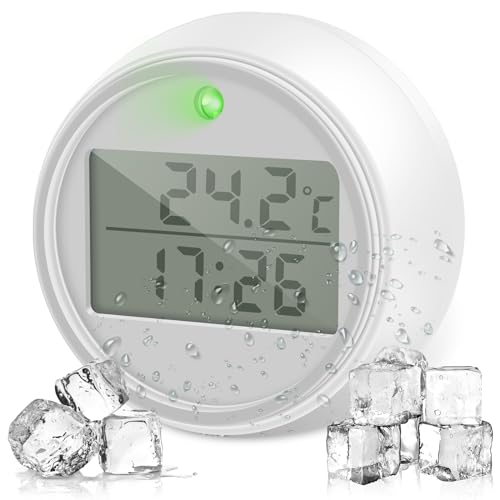 Eisbad -Thermometer mit Timer IP66 wasserdicht BOBASH(weiß) von BOBASH