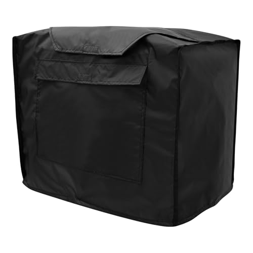 Generator Abdeckung 52x29x41cm Generator Schutzhülle Wasserdicht Generatorabdeckung Tragbare Stromerzeugerabdeckung Wetterfeste für Generators Schwarz(schwarz) von BOBASH