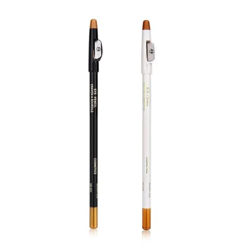BOBOZHONG Barber Pencil,2 PCS Friseurstift Haaransatz Bartstift Barber Bleistift Pflege Barber Bleistift Beard Lineup Pen Füller Haushaltsbartstift für Zubehör Zur Bartformung von BOBOZHONG