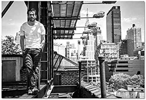 BOBSLA Poster Jake Gyllenhaal Filmschauspieler-Poster, Porträtbilder, Leinwandgemälde, Wandkunst, Poster Und Drucke, Heimdekoration 50X70Cm Kein Rahmen von BOBSLA