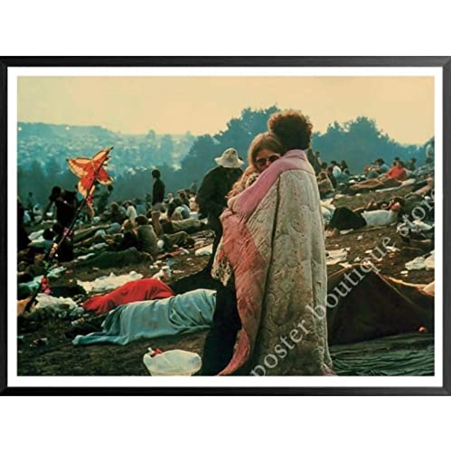 Poster 1969 Woodstock Rock Music Festival Poster Vintage Poster Leinwand Malerei Kunst Wandbilder Wohnkultur 50X70Cm Kein Rahmen von BOBSLA