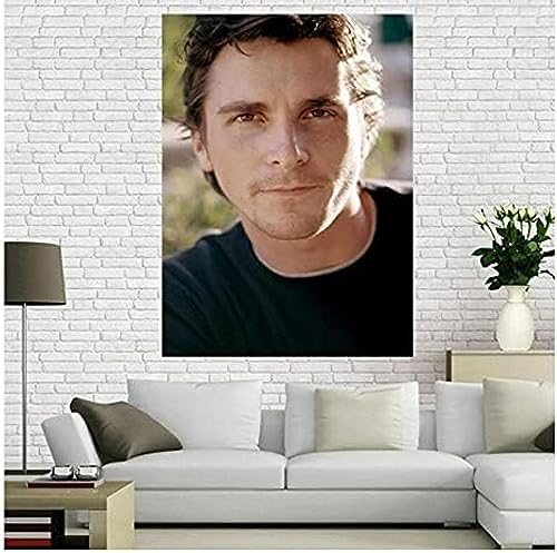 Poster Christian Bale Schauspieler Star Poster Porträt Bilder Leinwand Malerei Poster Und Drucke Kunst Wand Home Decor 50X70Cm Kein Rahmen von BOBSLA