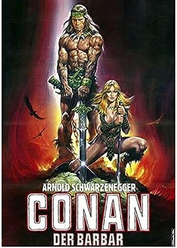 Poster Conan Der Barbar Vintage-Filmplakat, Wandkunst, Bilder, Leinwand, Gemälde, Poster Und Drucke, Dekor, Kunst, Heimdekoration 50X70Cm Kein Rahmen von BOBSLA