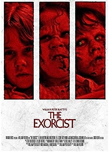 Poster Der Exorzist Vintage-Filmplakat, Wandkunst, Bilder, Leinwand, Malerei, Dekor, Kunstposter Und Drucke, Heimdekoration 50X70Cm Kein Rahmen von BOBSLA