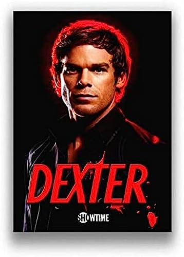 Poster Dexter Poster, Vintage-Tv-Serie, Filmposter, Wandkunst, Bilder, Leinwand, Malerei, Poster Und Drucke, Heimdekoration 50X70Cm Kein Rahmen von BOBSLA