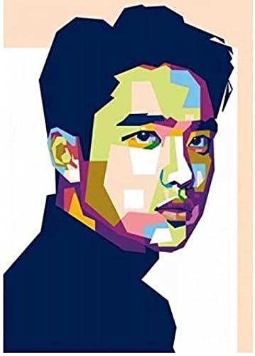 Poster Exo Koreanische Junge Musik Sänger Gruppe Poster Porträt Bilder Poster Und Drucke Leinwand Malerei Home Decor 50X70Cm Kein Rahmen von BOBSLA