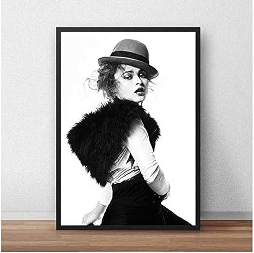 Poster Helena Bonham Carter Schauspielerin Star Poster Porträt Bilder Leinwand Malerei Poster Und Drucke Wand Kunst Dekor 50X70Cm Kein Rahmen von BOBSLA