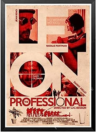 Poster Leon The Professional Vintage Filmplakat Wandkunst Bilder Poster Und Drucke Leinwand Malerei Kunst Dekor Home Decor 50X70Cm Kein Rahmen von BOBSLA