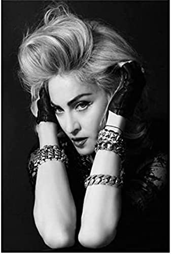 Poster Madonna Ciccone Sänger Schauspieler Star Poster Porträt Bilder Poster Und Drucke Kunst Wand Leinwand Malerei Home Decor 50X70Cm Kein Rahmen von BOBSLA