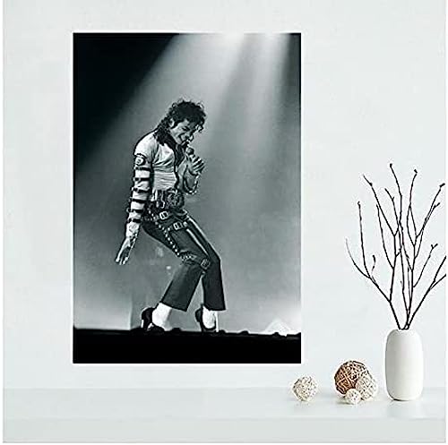 Poster Michael Jackson Musiktänzer Poster Porträt Bilder Poster Und Drucke Kunst Wand Leinwand Malerei Home Decor 50X70Cm Kein Rahmen von BOBSLA