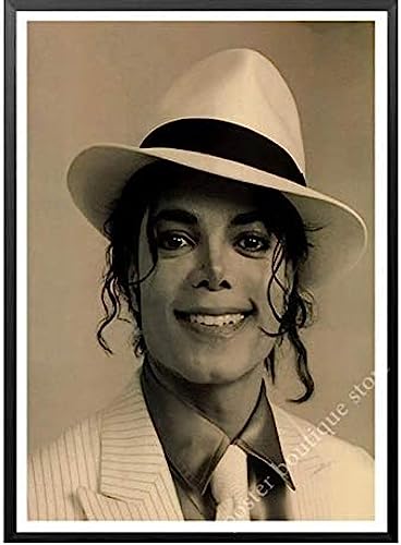 Poster Michael Jackson Musiktänzer Poster Porträt Bilder Poster Und Drucke Kunst Wand Leinwand Malerei Home Decor 50X70Cm Kein Rahmen von BOBSLA