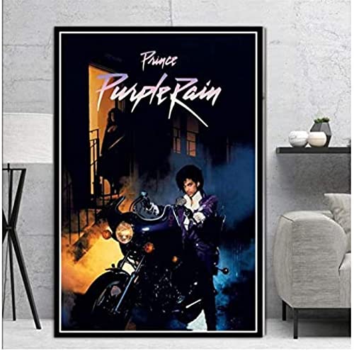 Poster Prince Rogers Nelson Musik Sänger Pop Star Poster Portrait Bilder Malerei Wand Kunst Home Decor 50X70Cm Kein Rahmen von BOBSLA