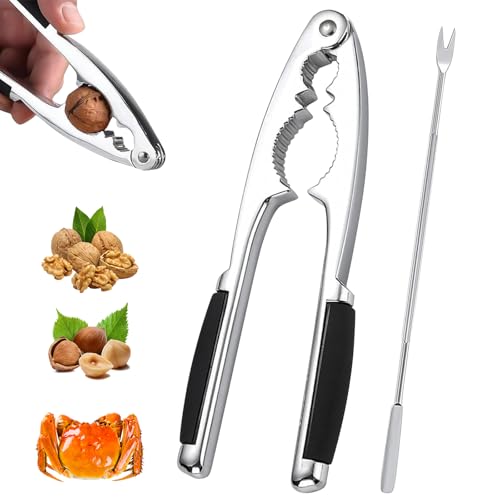 BOCHENG Nussknacker Walnüsse Haselnussknacker Robuster Nußknacker mit Rutschfestem Griff Walnussknacker – Knackt Jede Nuss mit Genuss BOCHENG Nussknacker Walnüsse Haselnussknacker Robuster Nußknacker mit Rutschfestem Griff Walnussknacker – Knackt Jede Nuss mit Genuss von BOCHENG