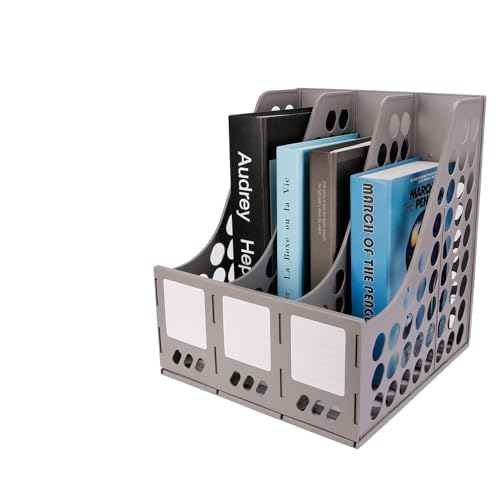 BOCYTEOPR Zeitschriftensammler, Büro-Schreibtisch-Organizer (grau) von BOCYTEOPR