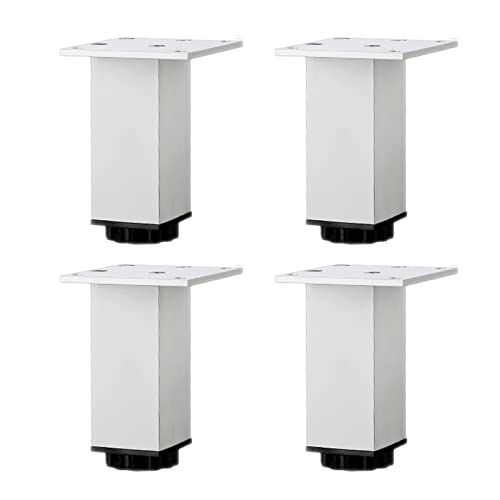 BOCbco 4 Stück Möbelbeine Tischbeine Stützfüße Quadratische Beine Schrankbeine Aluminiumlegierung Metall Hardware Füße Für Schrank Schlafsofa Rahmen Ersatzteile/Silver/6.0Cm/2.4In BOCbco 4 Stück Möbelbeine Tischbeine Stützfüße Quadratische Beine Schrankbeine Aluminiumlegierung Metall Hardware Füße Für Schrank Schlafsofa Rahmen Ersatzteile/Silver/6.0Cm/2.4In von BOCbco