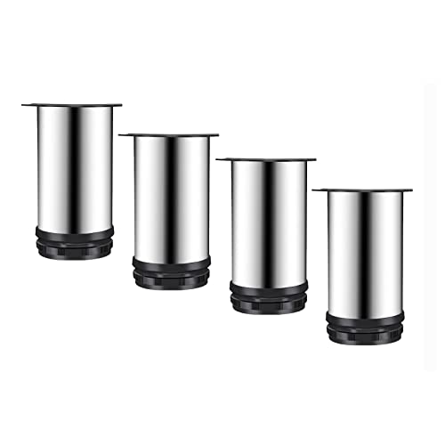 BOCbco 4Er-Pack Möbelbeine Möbelfuß Verdickter Edelstahl Schrankfüße Metallbeine Sofa Tisch Stützbein Küche Moderne Möbel Verstellbare Füße/Silver/15Cm/5.9In BOCbco 4Er-Pack Möbelbeine Möbelfuß Verdickter Edelstahl Schrankfüße Metallbeine Sofa Tisch Stützbein Küche Moderne Möbel Verstellbare Füße/Silver/15Cm/5.9In von BOCbco