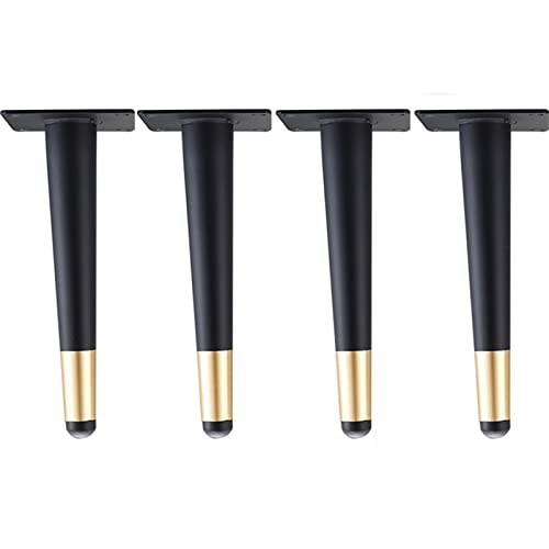 BOCbco Badezimmerschrank, Fußstütze, Niture-Schrank, Fuß, TV-Schrank, Unterstützung, Couchtisch, Schrank, Fuß, Gold, Metall, Fußzubehör/Schwarz/Gold/10 cm BOCbco Badezimmerschrank, Fußstütze, Niture-Schrank, Fuß, TV-Schrank, Unterstützung, Couchtisch, Schrank, Fuß, Gold, Metall, Fußzubehör/Schwarz/Gold/10 cm von BOCbco