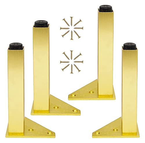 BOCbco Ersatzbeine Für Badezimmer/Küche, Tischbeine Aus Metall, Moderne Möbelbeine Verstellbar, Diy-Sofabeine, Schrankbeine, Bettbeine, Schreibtischbeine, Couchtischbeine, Möbelfüße 4 Stück 22.3.22/Go BOCbco Ersatzbeine Für Badezimmer/Küche, Tischbeine Aus Metall, Moderne Möbelbeine Verstellbar, Diy-Sofabeine, Schrankbeine, Bettbeine, Schreibtischbeine, Couchtischbeine, Möbelfüße 4 Stück 22.3.22/Go von BOCbco