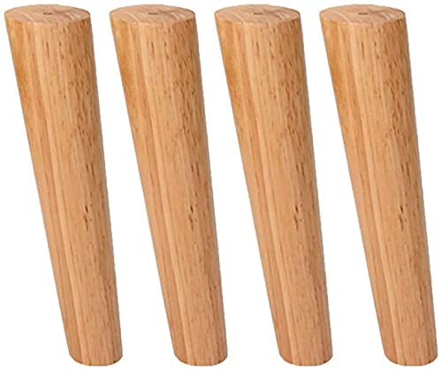 BOCbco Möbelbeine, Sofabeine, Schräg Zulaufende Sofa-Tv-Tischbeine, Ersatzstuhl/Bett/Tv-Schrank, Sofabeine Aus Holz, Zuverlässige Natürliche Massivholz-Schrankfüße, Mit Zubehör/25Cm/10In BOCbco Möbelbeine, Sofabeine, Schräg Zulaufende Sofa-Tv-Tischbeine, Ersatzstuhl/Bett/Tv-Schrank, Sofabeine Aus Holz, Zuverlässige Natürliche Massivholz-Schrankfüße, Mit Zubehör/25Cm/10In von BOCbco