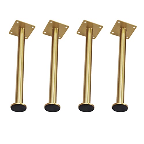 BOCbco Schrankfuß für Badezimmer, goldfarben, verstellbar, aus Edelstahl, Tischfüße aus Metall, Couchtisch, TV-Schrank, Käfertischfüße, 23 cm BOCbco Schrankfuß für Badezimmer, goldfarben, verstellbar, aus Edelstahl, Tischfüße aus Metall, Couchtisch, TV-Schrank, Käfertischfüße, 23 cm von BOCbco