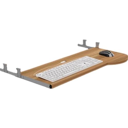 BOCbco Tastaturablage Unter Dem Schreibtisch, Ergonomischer Schreibtisch, Computer-Tastaturständer, Ausziehbare Schublade, Tastatur-Maus-Halter Für Büromöbel-Zubehör/70 * 26Cm von BOCbco