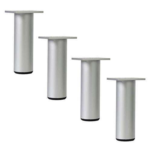 BOCbco Tisch- Und Stuhlbeine 4 * Möbelfüße Aus Aluminiumlegierung, Gewinde, Verstellbar, Fernsehschrank, Badezimmerschrank, Schrankfüße/8Cm BOCbco Tisch- Und Stuhlbeine 4 * Möbelfüße Aus Aluminiumlegierung, Gewinde, Verstellbar, Fernsehschrank, Badezimmerschrank, Schrankfüße/8Cm von BOCbco