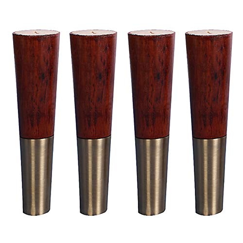 BOCbco Tischbein, Kupferhülse, Massivholz, Sofa, Bein, Holz, Schrank, Bein, Couchtisch, Beinstütze, Legniture, Bein, 12 cm/15 cm/18 cm/25 cm/35 cm, Bettbeine, 4 Stück/25 cm BOCbco Tischbein, Kupferhülse, Massivholz, Sofa, Bein, Holz, Schrank, Bein, Couchtisch, Beinstütze, Legniture, Bein, 12 cm/15 cm/18 cm/25 cm/35 cm, Bettbeine, 4 Stück/25 cm von BOCbco