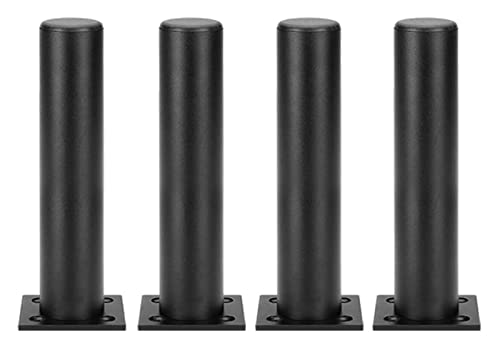 BOCbco Verstellbare Möbelfüße Möbelbeine Alumitischbein Metall Stützfüße Sofafüße Schrankfüße Dickes Material Möbelzubehör 4Set 22.4.12/20 cm von BOCbco