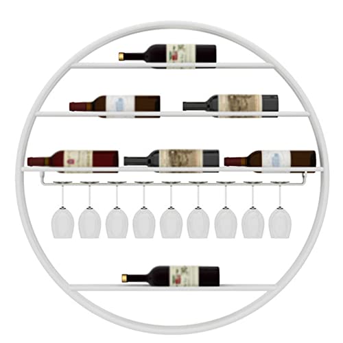 BOCbco Wandhalterung, Weinregal, Flaschenhalter, Rotwein, Erwachsene, Getränke, Schnapsflaschen, Regale Zum Aufhängen Von Stemware-Regalen, Metall-Weinregal, Becherregal Für Home Bar Restaurant/White/ BOCbco Wandhalterung, Weinregal, Flaschenhalter, Rotwein, Erwachsene, Getränke, Schnapsflaschen, Regale Zum Aufhängen Von Stemware-Regalen, Metall-Weinregal, Becherregal Für Home Bar Restaurant/White/ von BOCbco